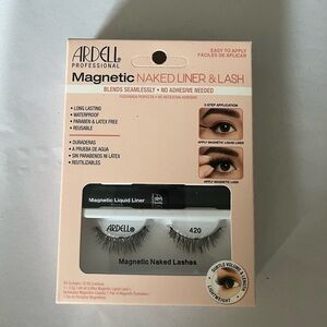Ardell Magnetic Liquid Liner and Naked Lashes Set brand new 420